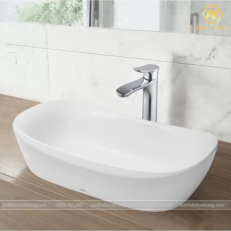 CHẬU RỬA TOTO GALALATO PJS07 - Lavabo đặt bàn cao cấp 