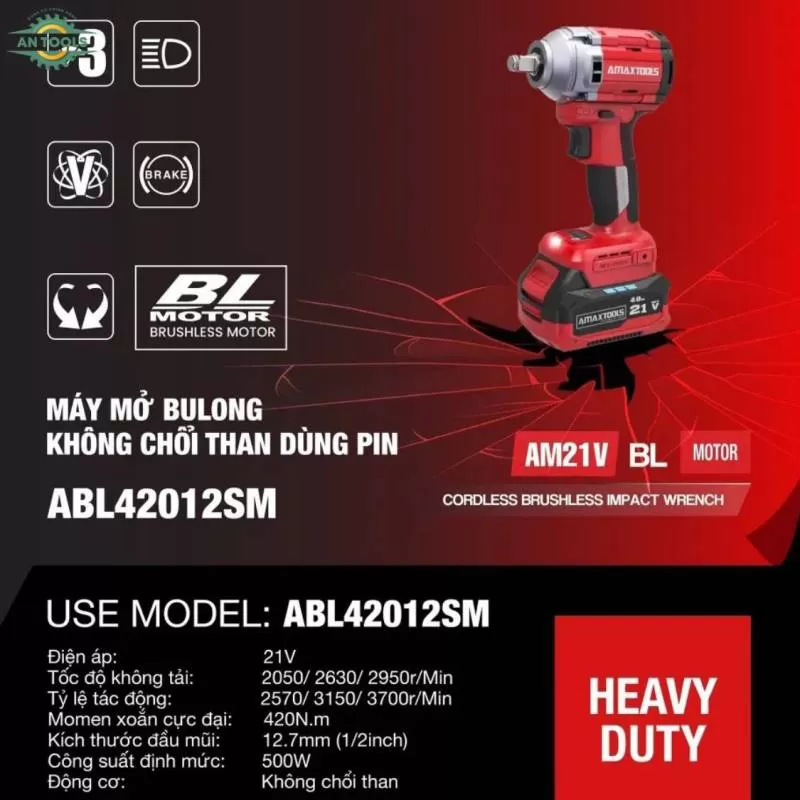 Máy siết bulong Amaxtools ABL42012SM