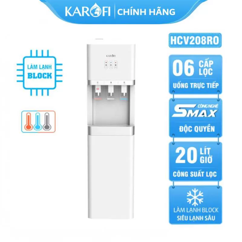 Máy nóng lạnh nguội Karofi HCV208RO
