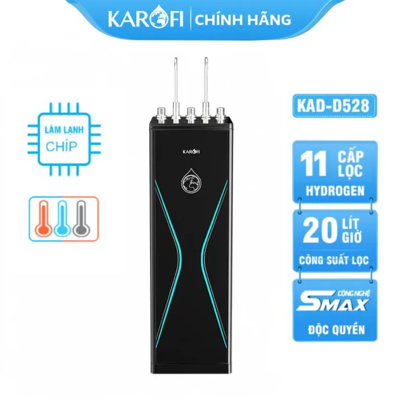 Máy lọc nước nóng lạnh Karofi KAD-D528