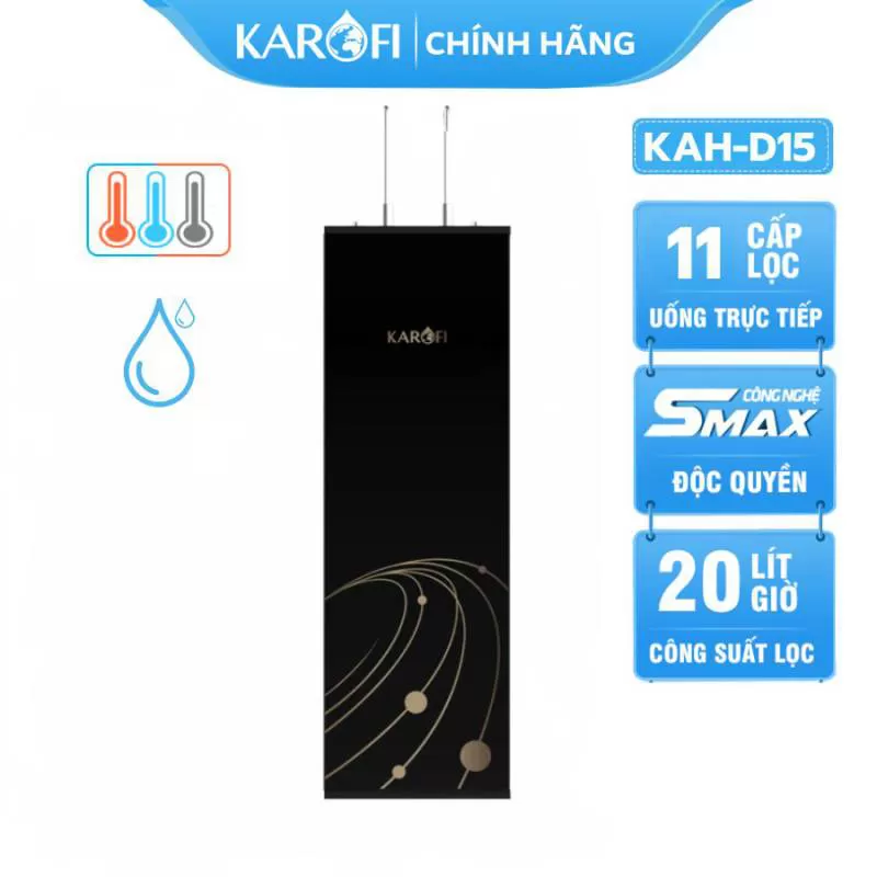 Máy lọc nước nóng nguội Karofi KAH-D15