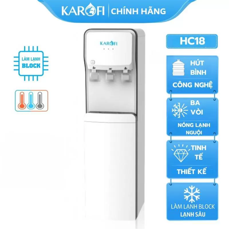 Cây nóng lạnh Karofi HC18 chính hãng bảo hành TOÀN QUỐC