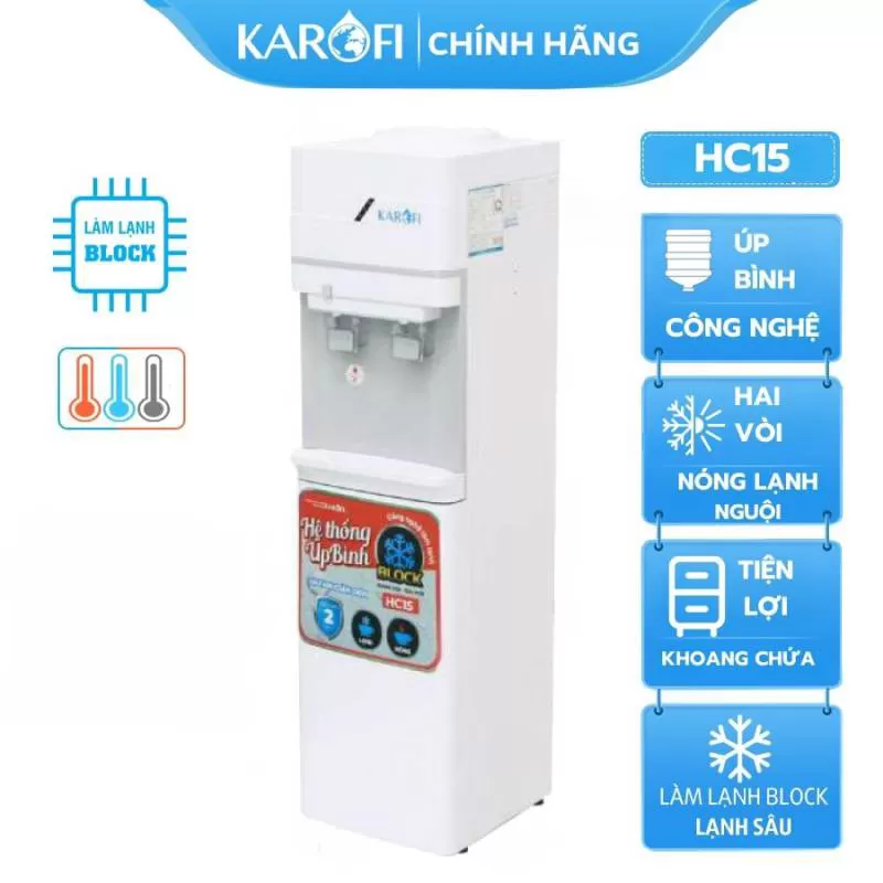 Cây nước nóng lạnh Karofi HC15
