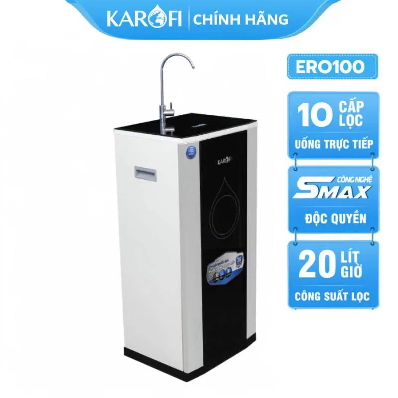 Máy lọc nước Karofi ero100 là dòng được nhiều người tin dùng