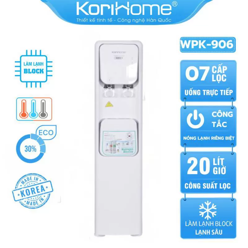 Máy lọc nước nóng lạnh Korihome WPK-906 CHÍNH HÃNG