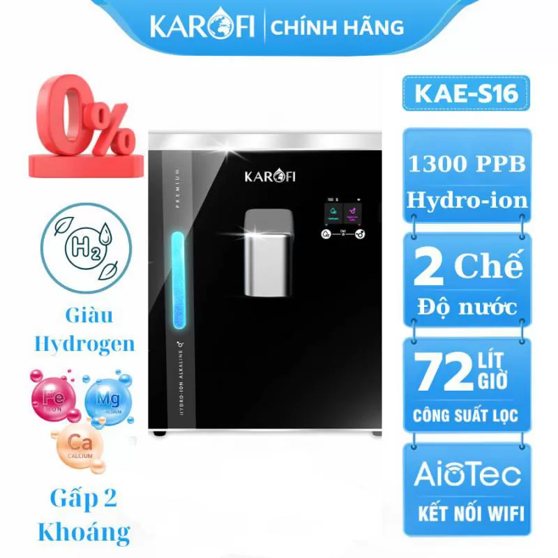 Máy Hydro-ion kiềm Karofi KAE-S16