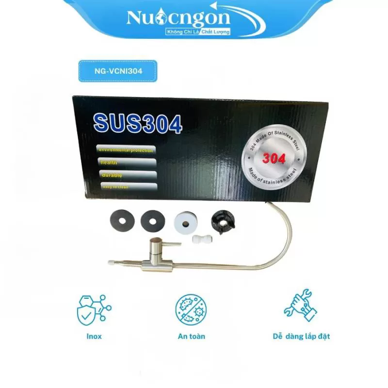 Vòi Cổ Ngỗng Inox 304 - Linh kiện lọc nước Chính Hãng Số 1