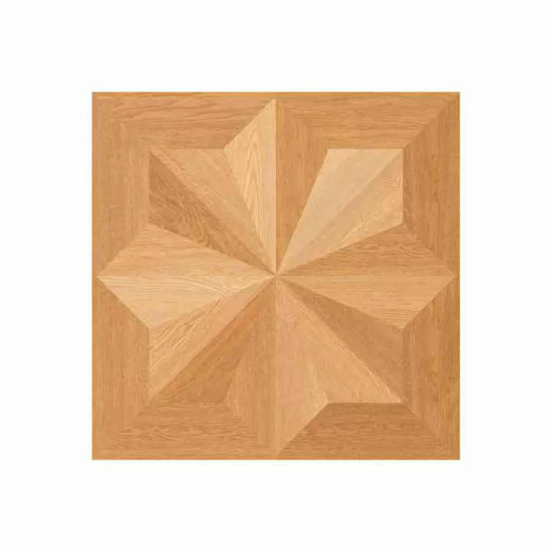 Hot Sale UROK 600x600mm Glazed Matt Tiles Modern  Carved Finish Solid Wood Texture for Apartment Room Use