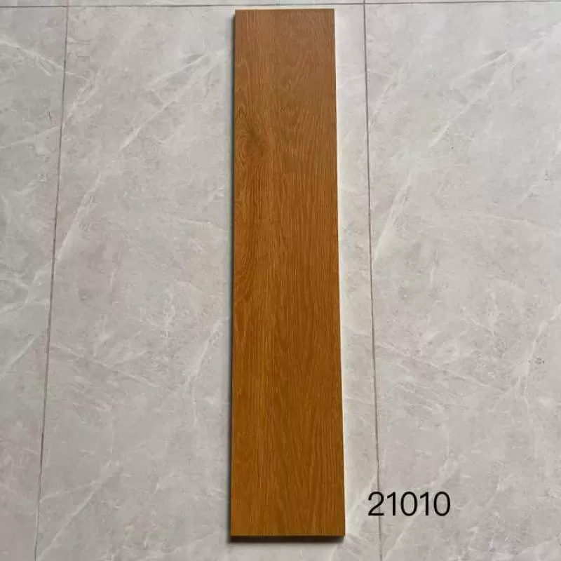 Modern Classic Bedroom Living Room Anti-Slip Floor Tiles 200X1000mm Ceramic Solid Wood Imitation Wood Grain Brick Pattern Matte