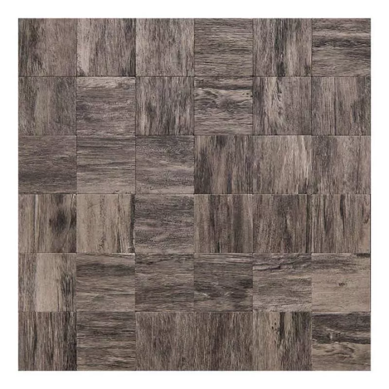 High Quality Kitchen Living Room Backsplash Peel and Stick Self Adhesive Natural Wood Mosaic