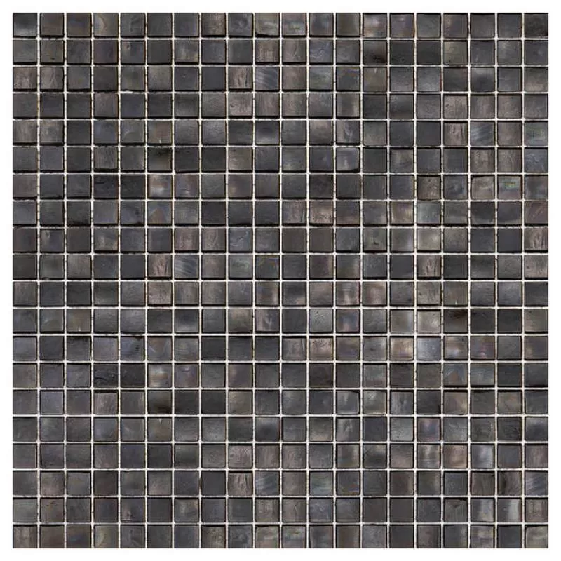 Modern Designs Scratch Proof Square Premium Black Glass Mosaic Tiles for Interior Wall Decoration
