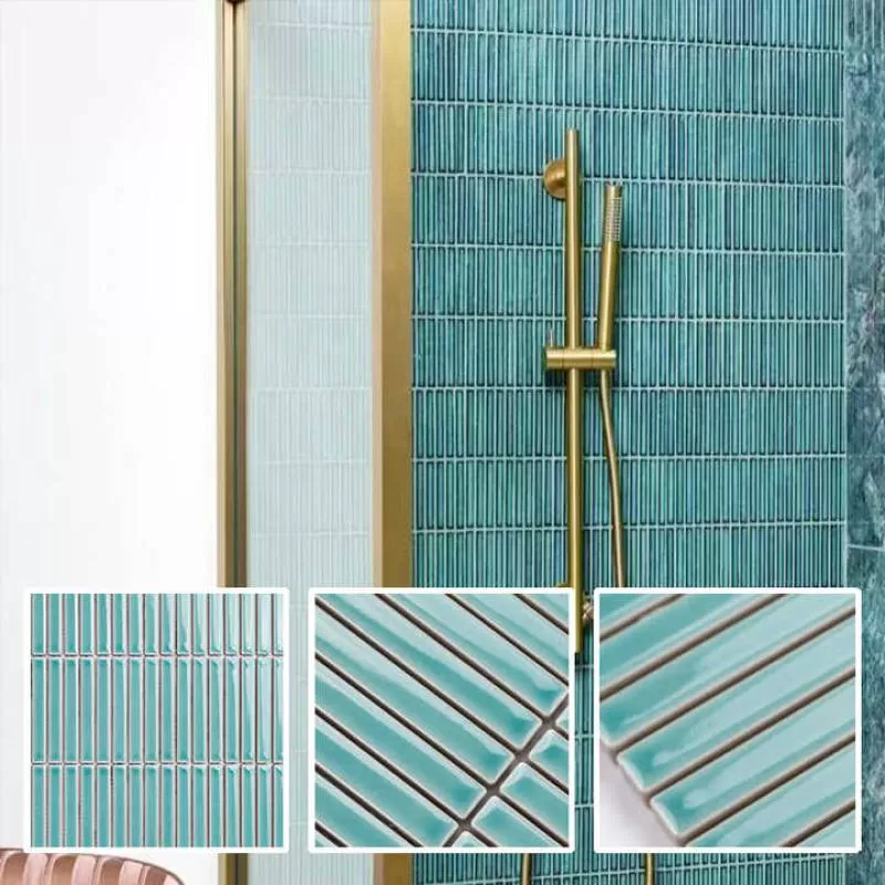 Ceramic Mosaic Tile Liner Strip Mosaic Ceramic Tiles Glossy Kitchen Bath Backsplash Wholesale Prices Wall Floor Decorative Tile