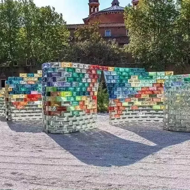 Hot selling Wholesale Glass Blocks Cuboid Transparent Glass Crystal Brick Blocks Solid