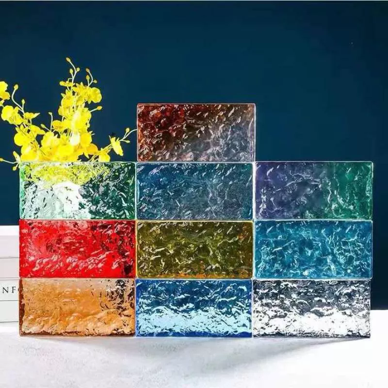 Wholesale Crystal Glass Brick Glass Block for Building Decoration