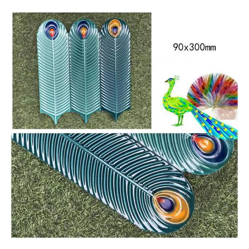 Handmade Ceramic Mosaic Wall Tile Feather Green Effect Gloss Glaze Hotel Kitchen Bathroom Handmade Tiles