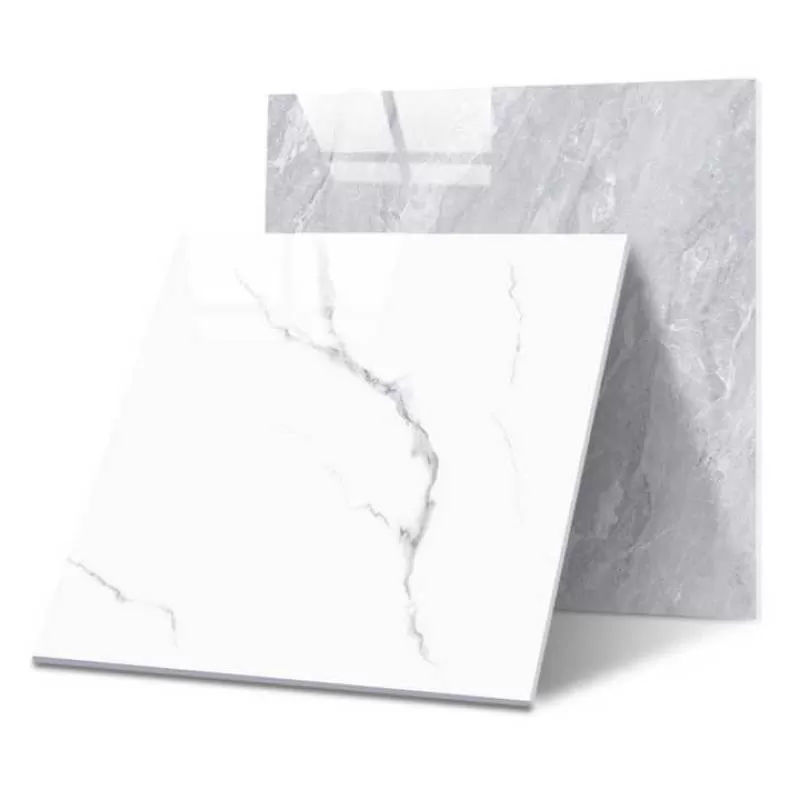 800mm Building Materials Marble Polished Glazed Square Ceramic Floor Tiles for Villa Exterior Interior Wall Decoration