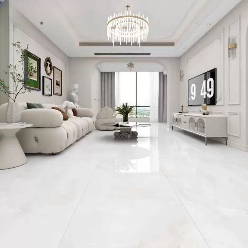 Foshan Guangdong Factory Direct Sale 750X1500 Anti-slip Wear Resistant Full Body Marble Floor Tiles Realistic Stone Rooms