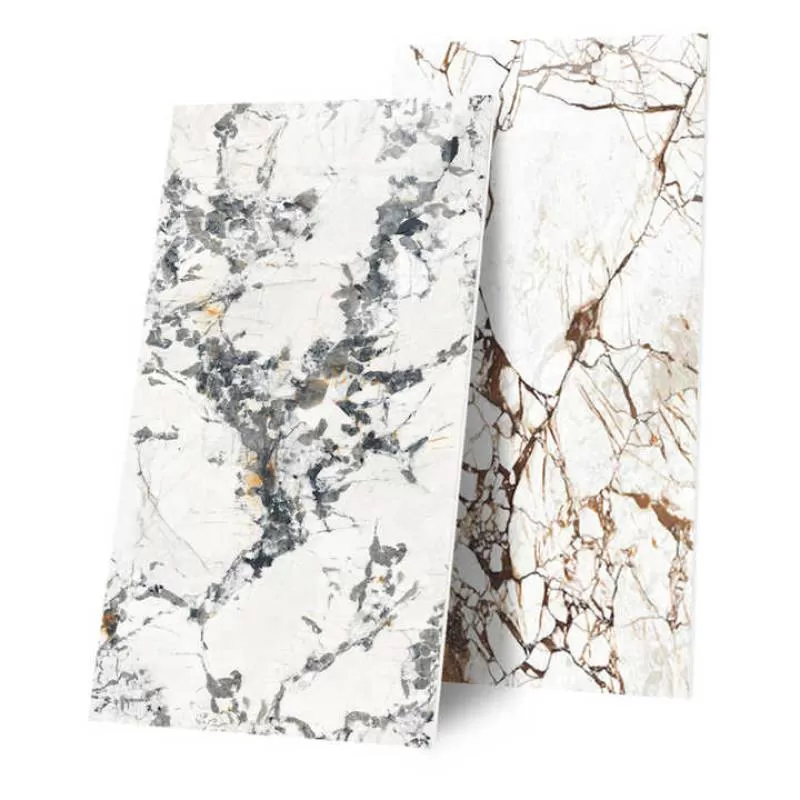 Modern Luxury Tiles Marble Patterned 600*1200mm Glossy Porcelain Ceramics Tiles for Interior Villa Wall and Room Floor