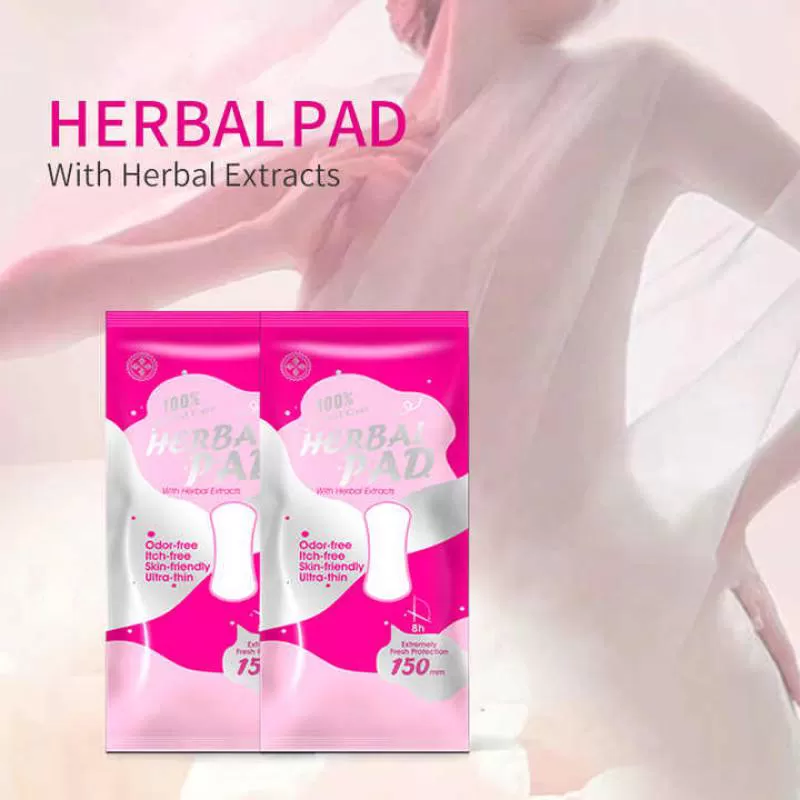 Disposable Natural Herbal Pad Herbal Panty Liners Yoni Care Product Sanitary Panty Liners