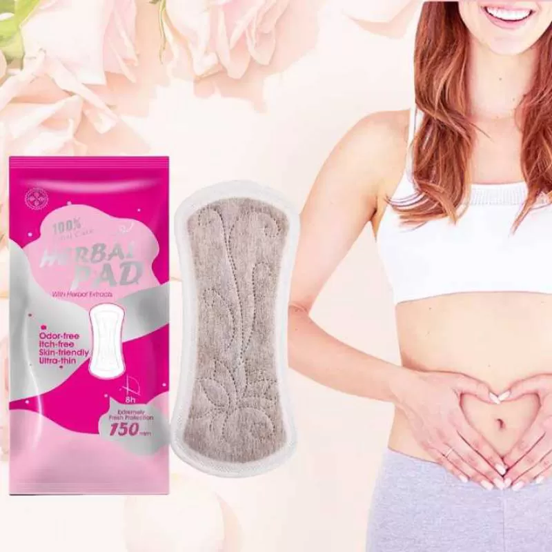 Natural Herbs Panty Liners 10pcs Per Bag Yoni Care Product 150mm Sanitary Panty Liners