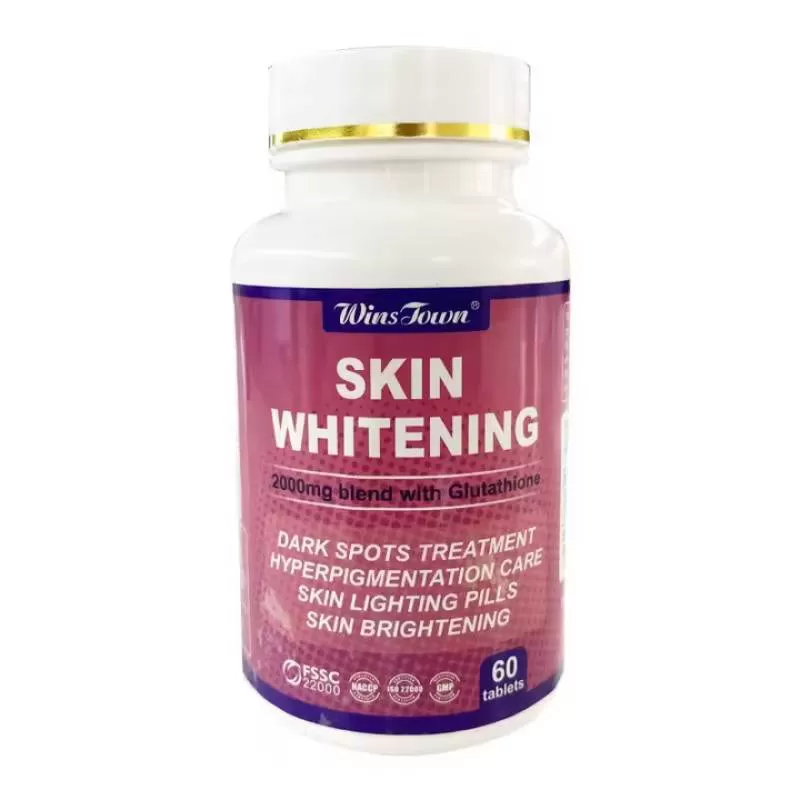 Skin Whitening Pills With 60 Tablet Gluthatione Hylperpigmentation  Lighting Pill Skin Brightening Dark Spots Glow Tablet