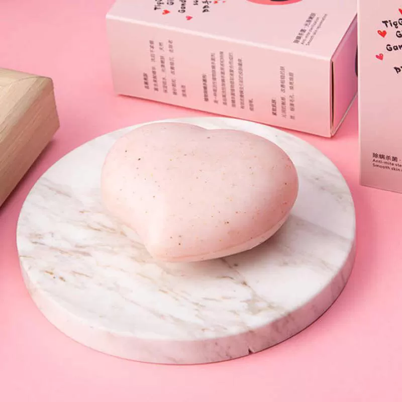 Heart Shaped Women's Private Parts Cleansing Soap Vaginal Cleansing Whitening Soap