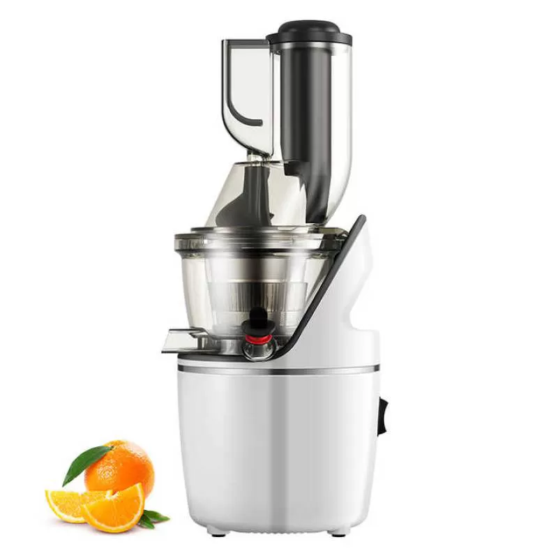 Quiet Operation Electric Cold Press Slow Juicer Multi-Function 76mm Big Mouth Slow AC Motor Less Than 60dB for Wheatgrass Oran