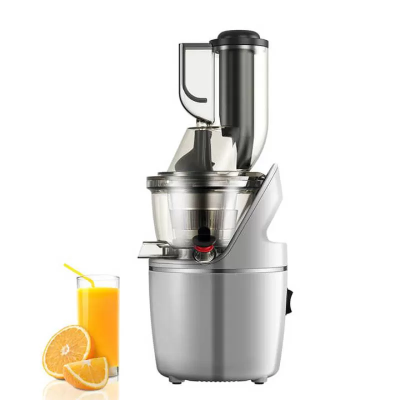 Portable Household Slow Electric Fruit Extractor Machine Big Mouth Cold Press Juicer Masticating Blender Plastic Fresh Oran