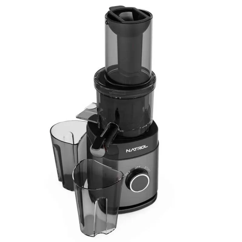 BPA Free Easy Assembly Electronic Juicer Machine No Filter Rinse Clean No Scrub Mini Citrus Juicer Plastic Big Mouth Slow Juicer