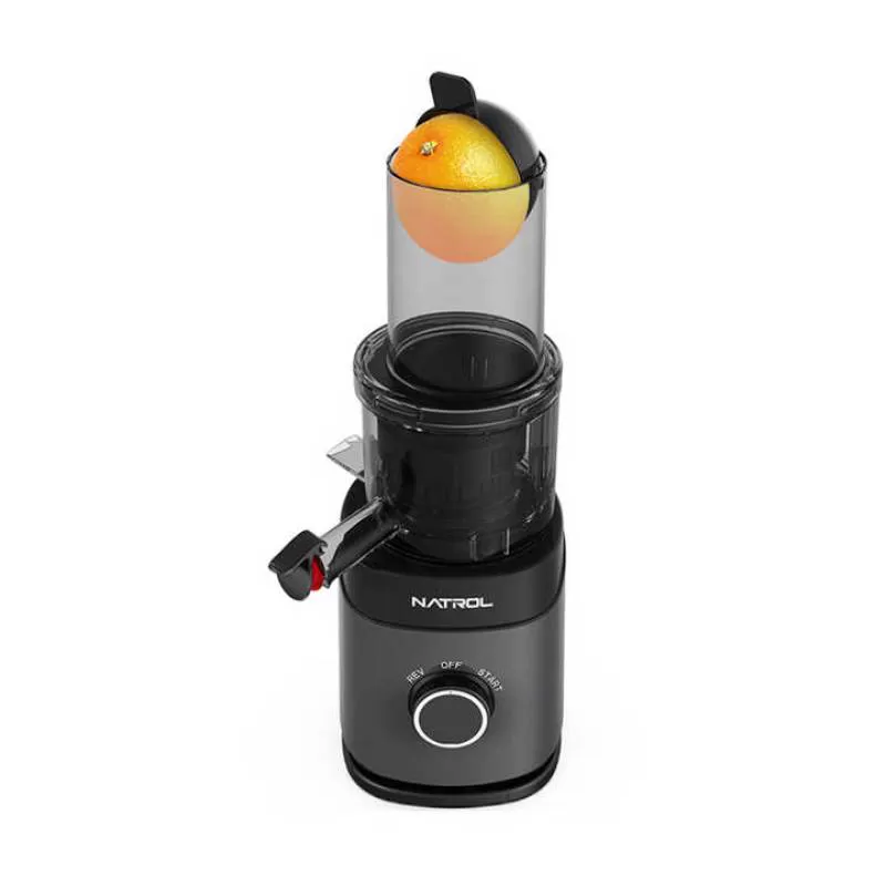 150W Orange Electric Slow Masticating Juicer Carrot Extractor Machine Cold Press Professional Portable Juice Maker