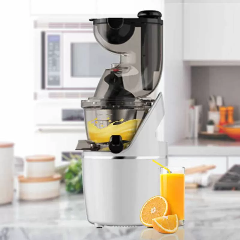 82mm Cold Press Extra Wide Feeding Tube Electric Multi-function Fruit Juice Machine Whole Fruit Slow Juicer Extractor