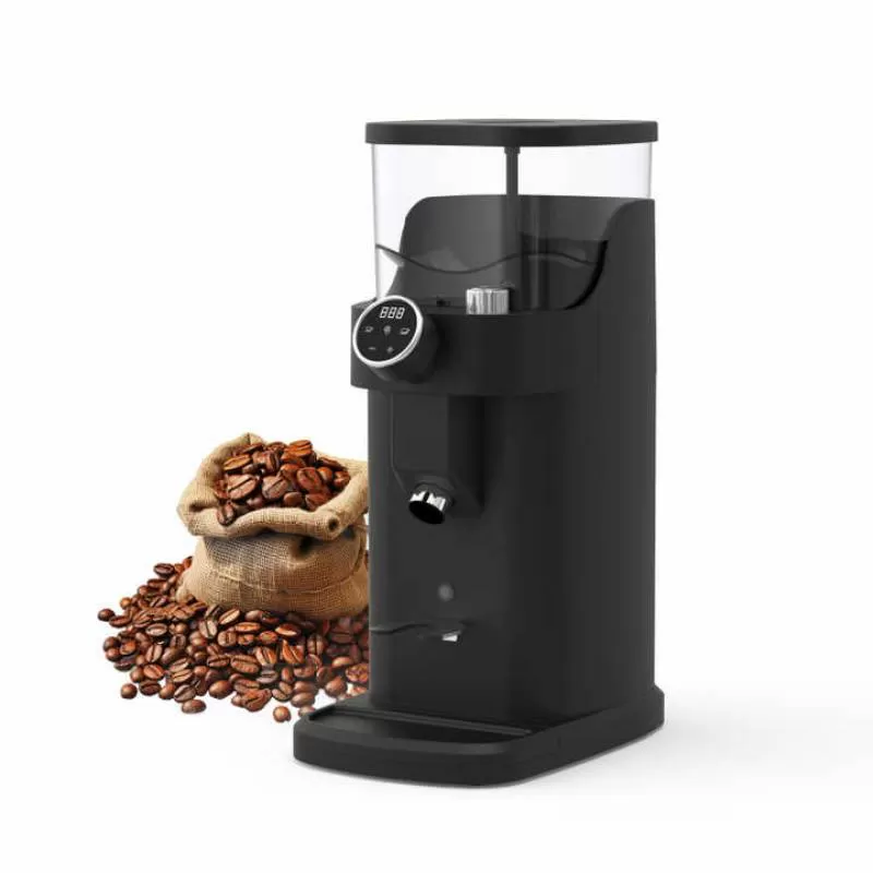 Professional 64mm Flat Burr Control Coffee Cup Grinder Machine Electric Coffee Bean Grinder for Coffee