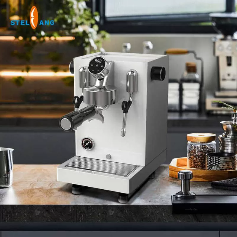 American Dual Boiler Automatic Espresso Coffee Machine Coffee Maker Expresso Wholesale