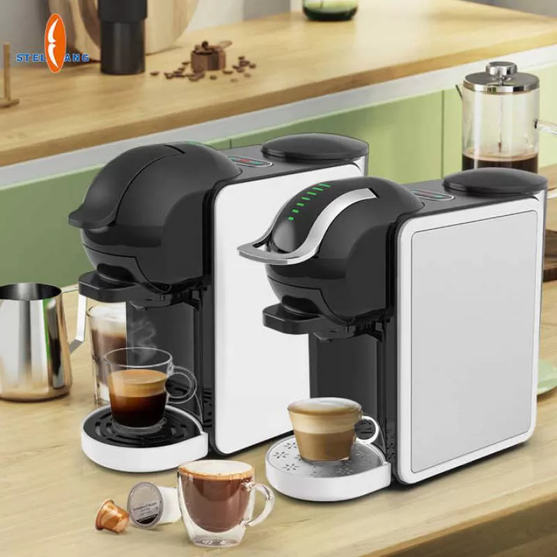 Multi Semi-automatic Np Capsule Coffee Machine 3 in 1 Powder Coffee Machine Capsules Espresso for Home