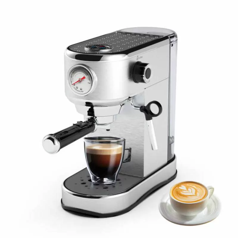 Italian Electric Semi-auto High Pressure Milk Coffee Machine Professional Espresso Coffee Maker with Frother 