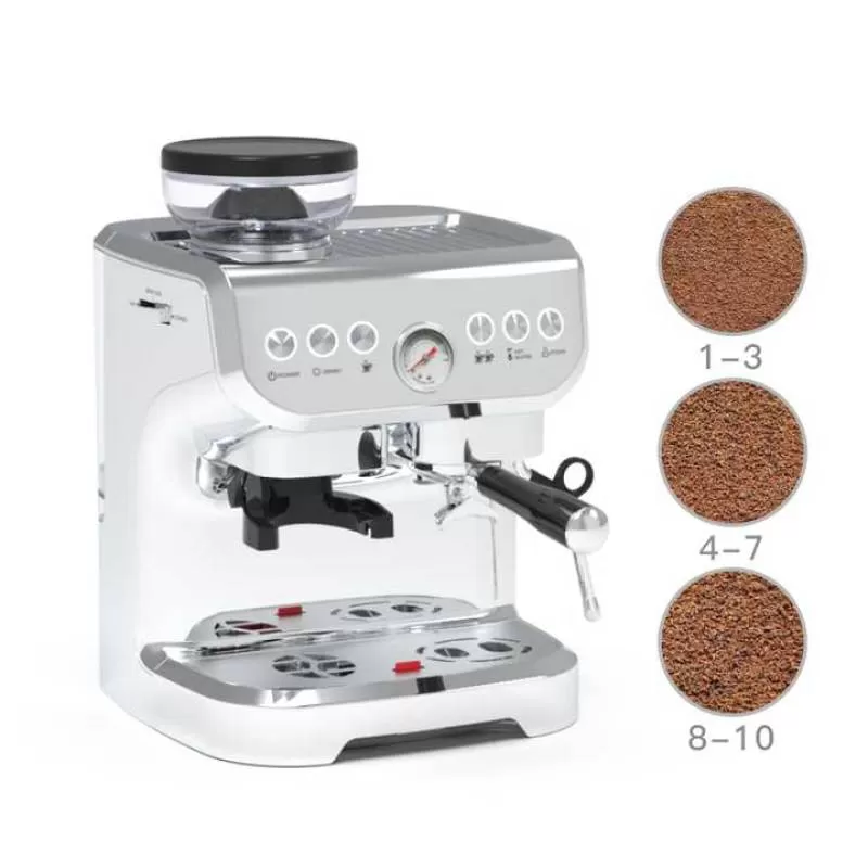 Coffee Shop Italian Electric 20 Bar Coffee Maker 3 in 1 Single Serve Espresso Coffee Machine With Grinder