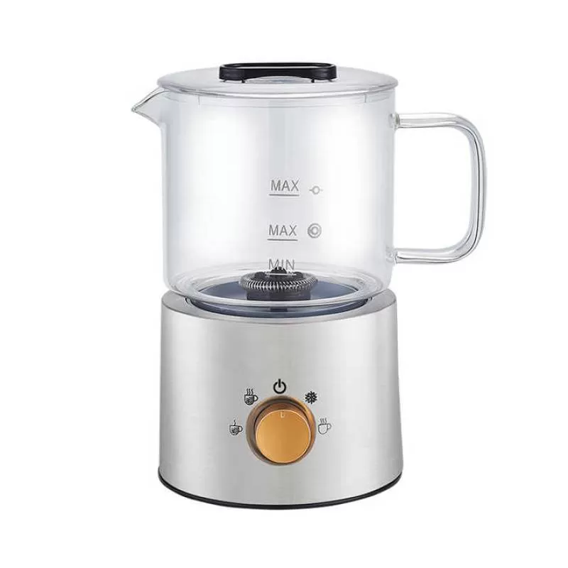 Mini Stainless Steel Np Automatic Large Capacity Electric Milk Steamer Milk Frother for Coffee