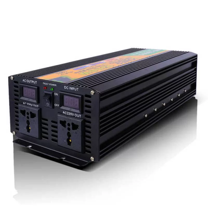 1800W Pure Sine Inverter 12V 24V DC to 220V AC Power Inverters