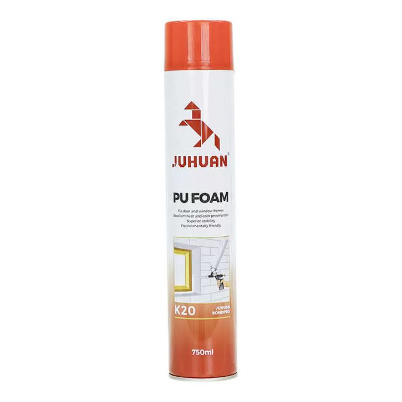 750ml Gun Type Expandable PU Foam Liquid White Close Cell Spray Polyurethane for Insulation Construction Bonding & Sealing