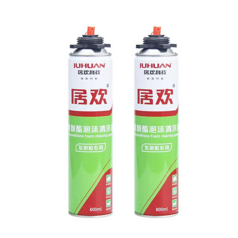 600ML One-Component Clear Polyurethane Sealant Spray Foam Liquid Multipurpose Construction Gun Type PU Adhesive Packing Usage