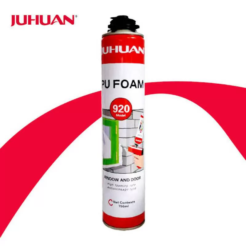 750ml All-Season White Polyurethane Foam Insulation Filler Straw Type PU Liquid Spray for Construction Leather Adhesive Sealant 