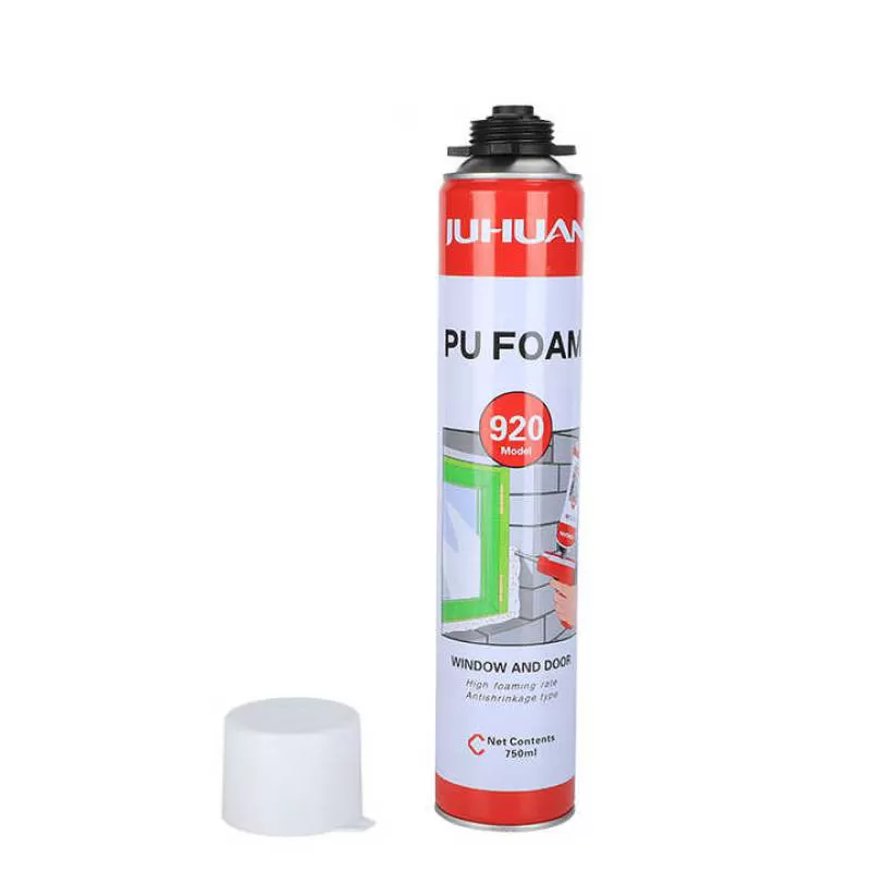 White Polyurethane PU Sealant Large Expanding Foam Fill Seal Construction Used Filling Gaps Cracks Bonds Adhesive Packings