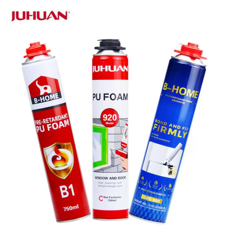 High Quality White Polyurethane Spray Foam Closed-Cell PU Foam Construction Packing Adhesive Expansion Foam Liquid Appearance