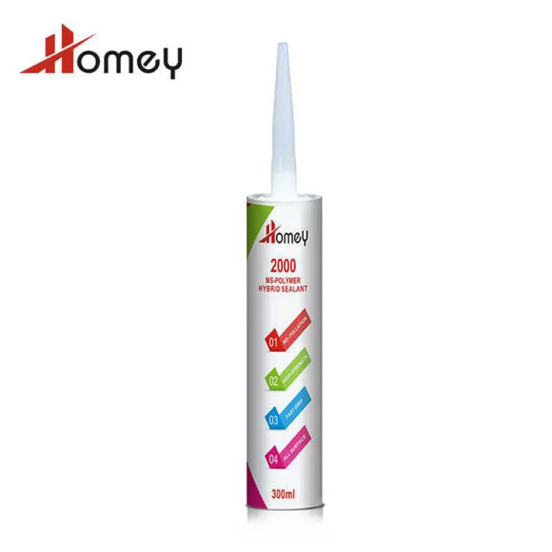 MS Polymer White Silicone Sealant Waterproof Multi-Purpose Adhesive Glue for Construction for Windows and Doors-Factory Direct