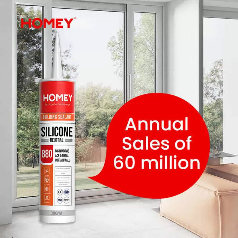 Homey Construction GP Silicone Sealant Glue Transportation Usa Efficient Caulk Adhesives & Sealants 