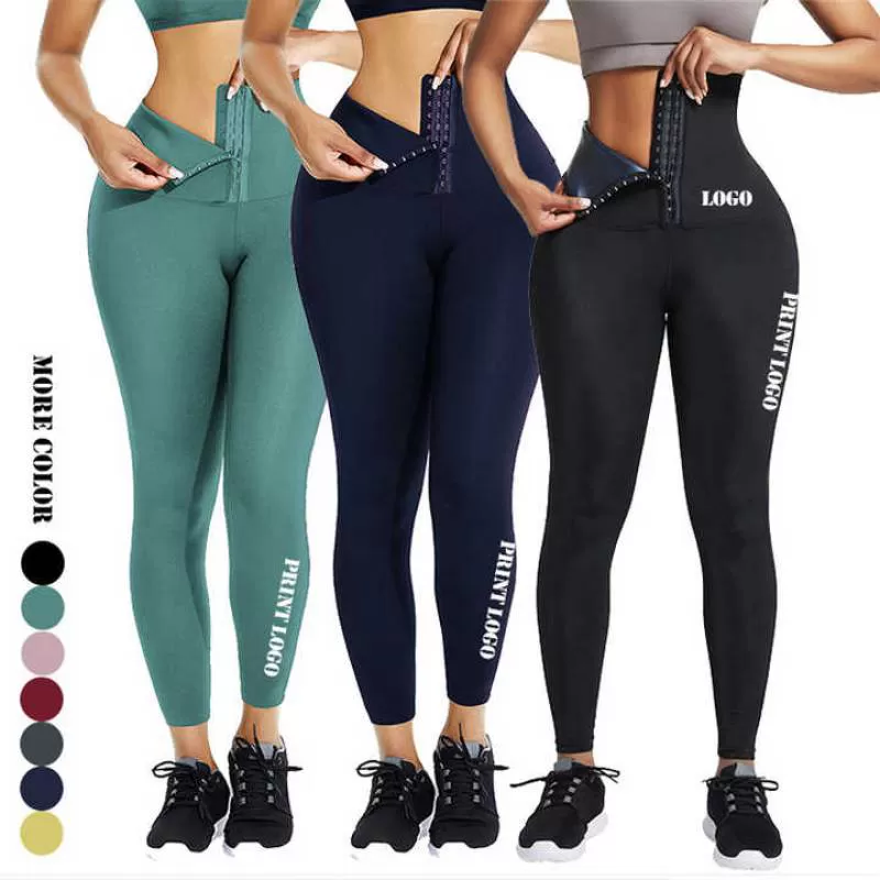 2025 Custom Service 2 in 1 Adjustable Hooks Waist Trimmer Belt Elasticity Seamless Butt Lifter Hip High Waist Women Yoga Pants