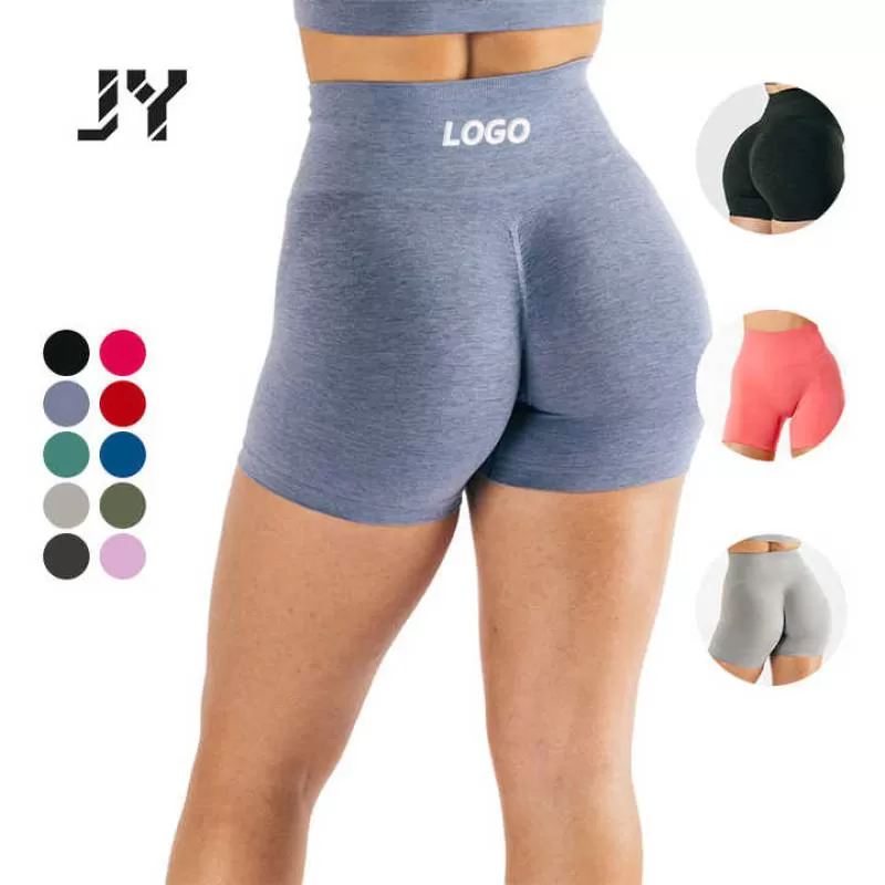 New Seamless Tummy Control Scrunch Butt-lifting Shorts Breathable Gym Fitness Running Women Bike Shorts for Yoga Workout