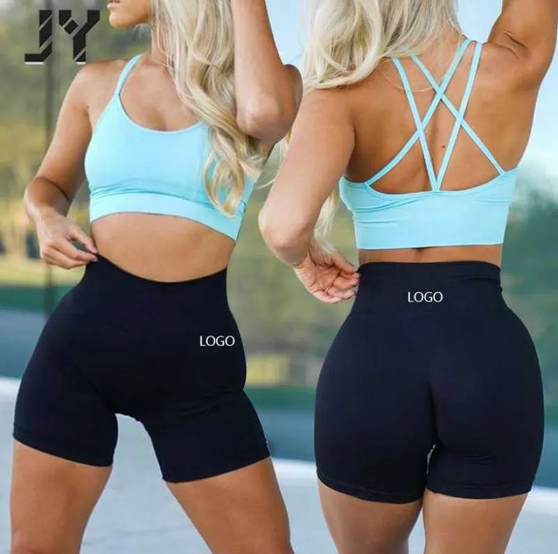 Joyyoung New Design Seamless Shorts Weight Lifting Compression Gym Fitness Workout High Waist Booty Shorts Yoga Shorts for Women