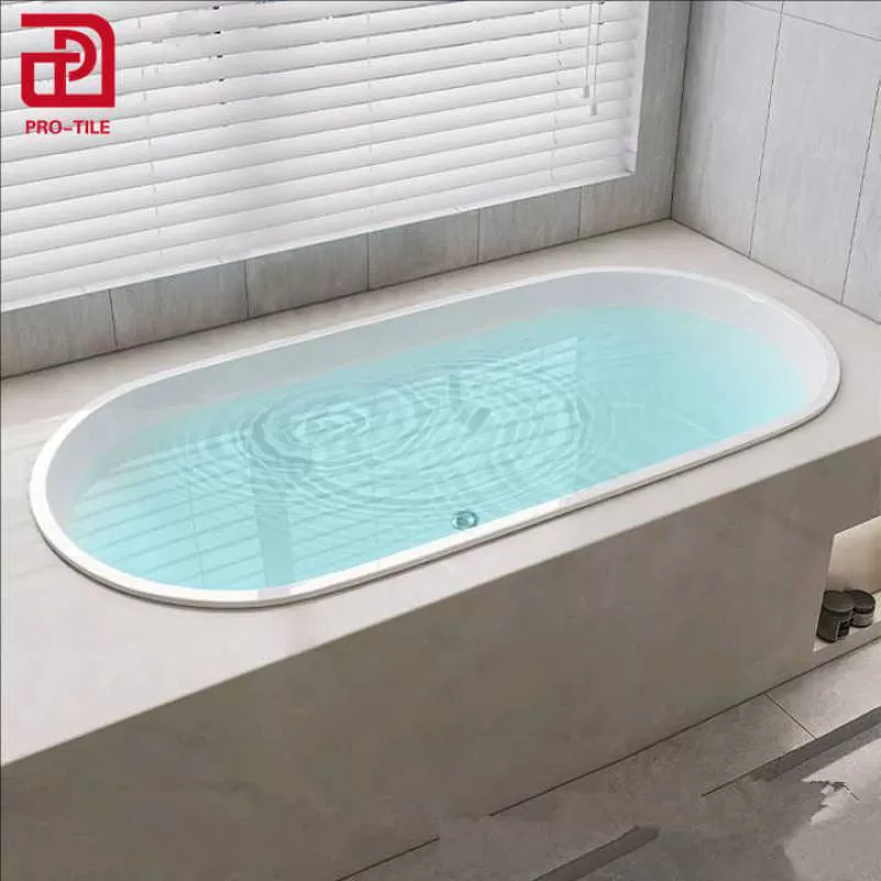 Sanitary Ware Manufacture Wholesale Portable Acrylic Built-in Bathtub for Adult