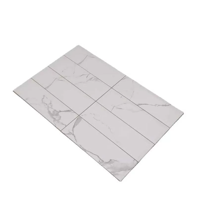100x300mm Bathroom Wall Designs Aqua White Bevel Subway Tile